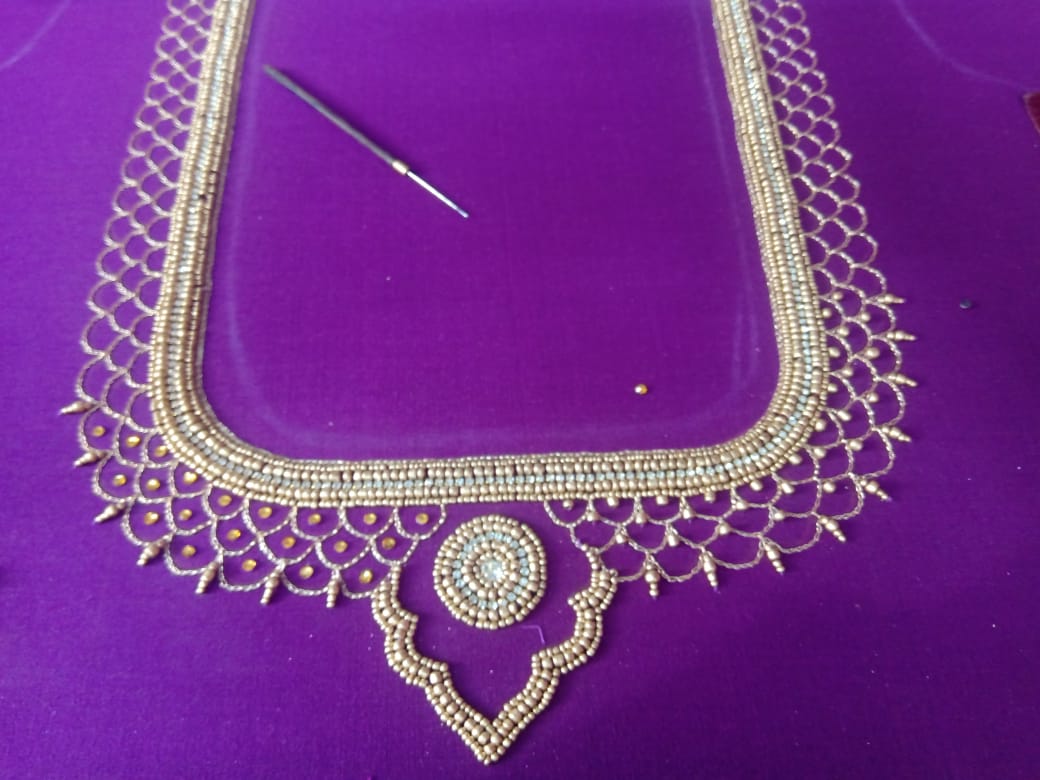 Aari Works embroidery